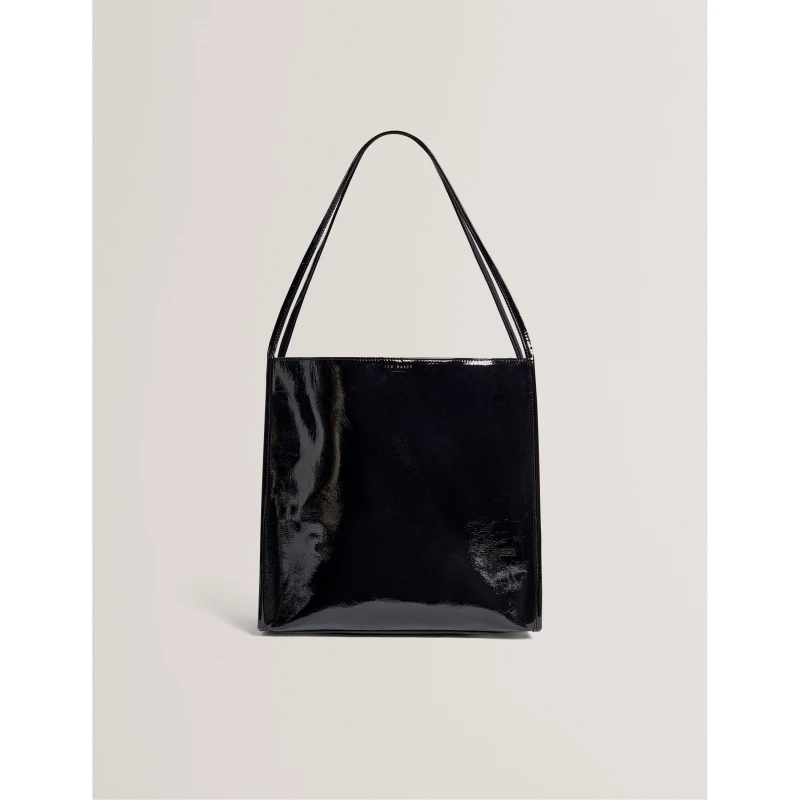 Image of Ted Baker Womens PU Tote Bag Black female One Size