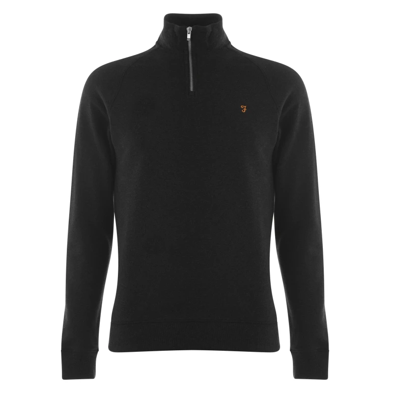 Image of Farah Jim Zip Jumper Black 010 male X Large