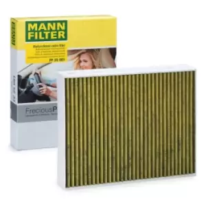 Image of MANN-FILTER Pollen filter BMW,ALPINA FP 25 001 64119237554,64119237555
