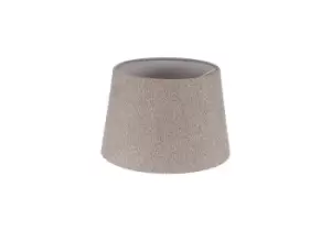 Image of Round, 240, 300 x 200mm Fabric Shade, Multi, White Laminate