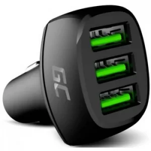 Image of Green Cell PowerRide CADGC01 USB charger Car, HGV Max. output current 2400 mA 3 x USB