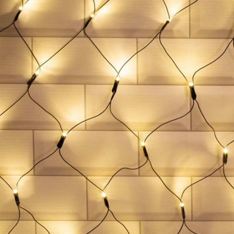 Image of Christmas Workshop 100 LED Battery Operated Timer Net Light - Warm White