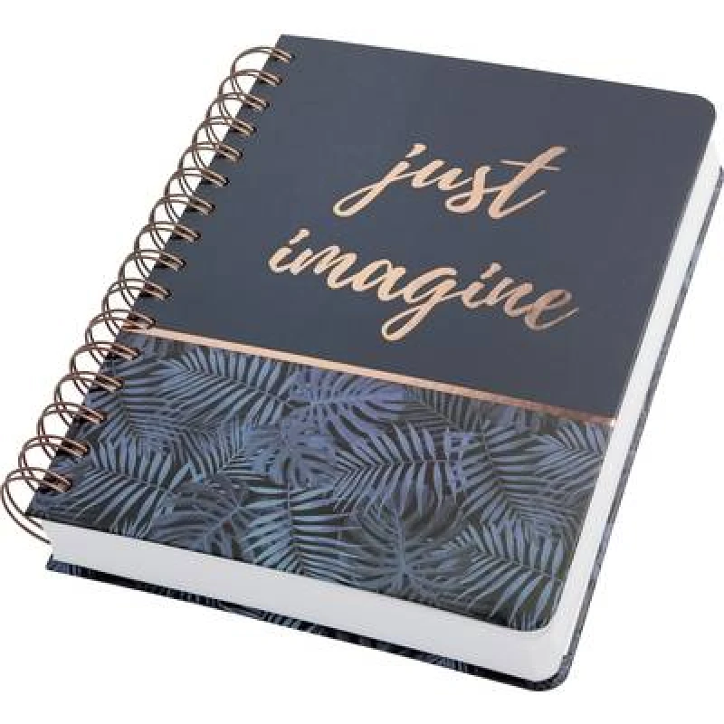 Image of Sigel Sigel Jolie mystic jungle JN603 Spiral-bound notepad Dotted Black, Blue No. of sheets: 120 A5 JN603