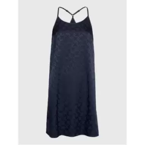 Image of TOMMY HILFIGER Monogram Nightdress - Blue
