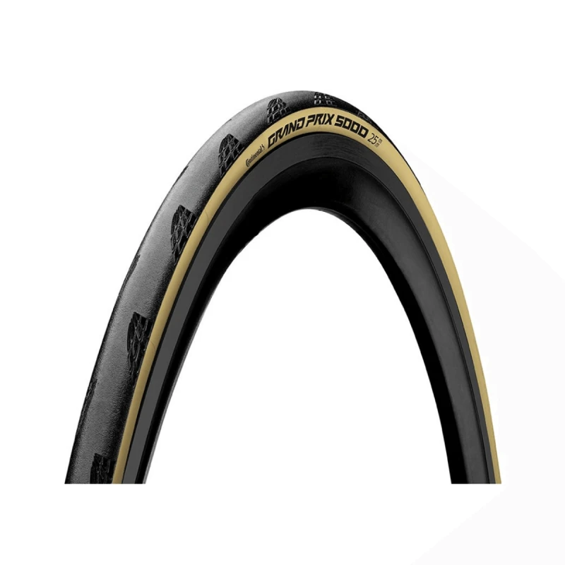 Image of Continental Grand Prix 5000 Tyre Foldable Blackchili Compound 2021 BLACKCREAM 700X28C 700X28C BLACK/CREAM