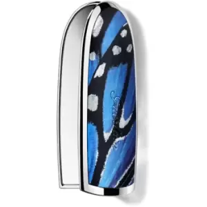 Image of GUERLAIN Rouge G de Guerlain Luxurious Velvet Metal Double Mirror Case Lipstick Case with Mirror Shade Morpho Blue