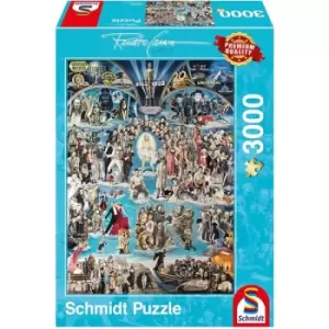 Image of Renato Casaro - Hollywood XXL 3000 Piece Jigsaw Puzzle