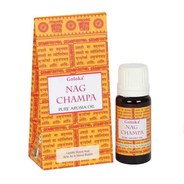 Image of Goloka Fragrance Oil Nag Champa For Her 10ml