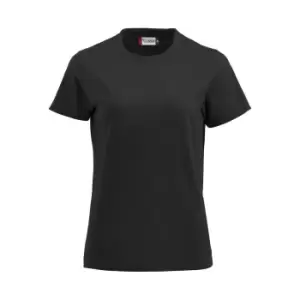 Image of Clique Womens/Ladies Premium T-Shirt (S) (Black)