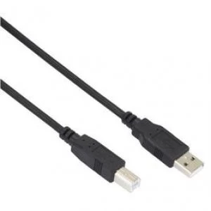 Image of Hama USB 2.0 Cable A>B 1.8m Grey
