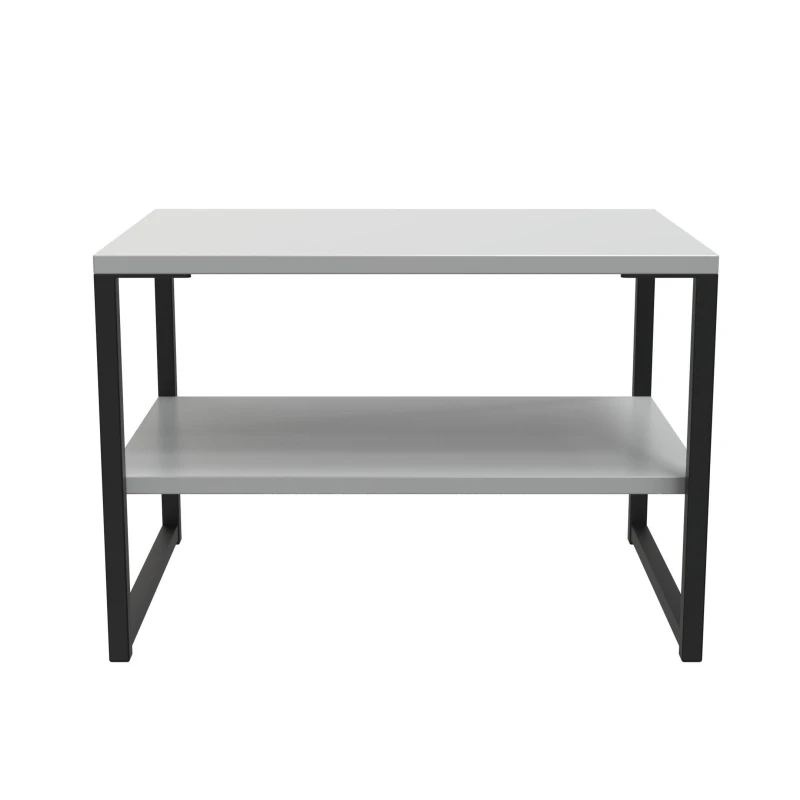 Image of Madrid Lamp Table In Dusk Grey (Ready Assembled)