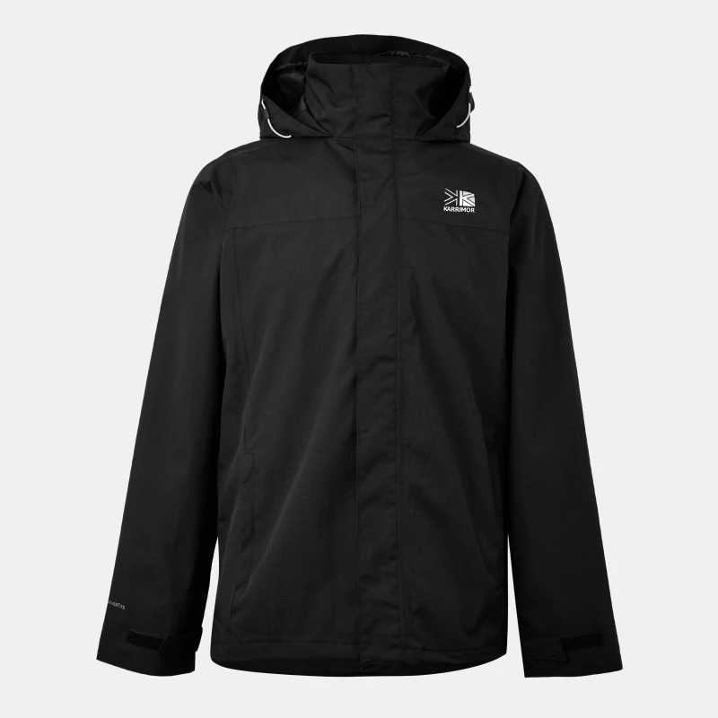 Image of Karrimor Mens Waterproof WeatherTite 3 in 1 Jacket Black male XS