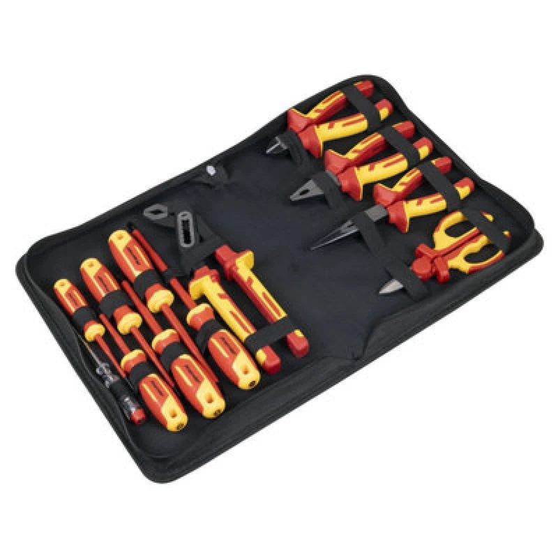 Image of Sealey Premier 12 Piece VDE Insulated Hand Tool Kit AK83463