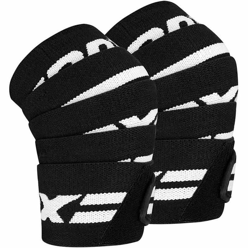 Image of RDX SPORTS Gym Knee Wraps K1 Black unisex