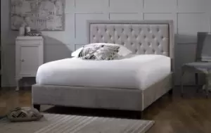 Image of Limelight Rhea 4ft6 Double Mink Fabric Bed