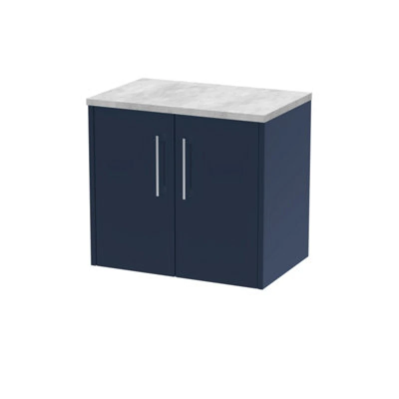 Image of Hudson Reed 600 Wh 2-Door Vanity & Laminate Top