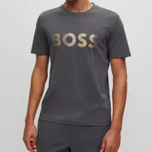 Image of BOSS Green Tee 1 Logo Cotton T-Shirt - L