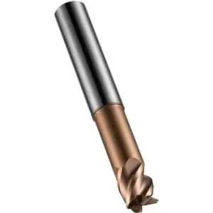 Image of S521 8.00X1.00MM Carbide 4 Flute Extra Short Corner Radius End Mill - TiSiN Coated