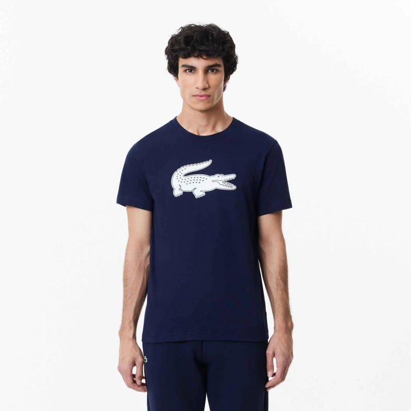 Image of Lacoste Croc II T Shirt - Blue Blue S