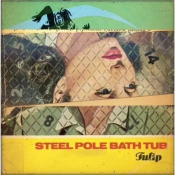 Image of Steel Pole Bath Tub - Tulip Vinyl