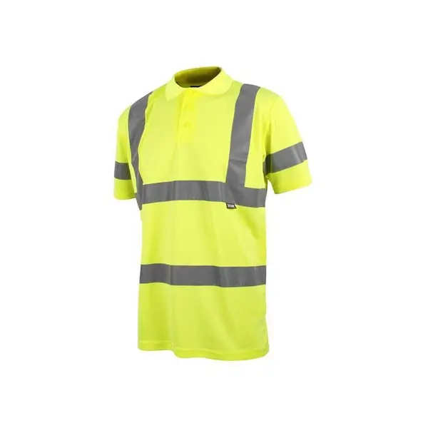 Image of Scan Hi Vis Polo Shirt SCAHVPSL Colour: Yellow