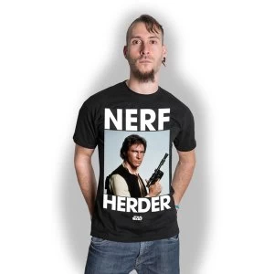Image of Star Wars - Nerf Herder Unisex X-Large T-Shirt - Black