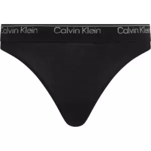 Image of Calvin Klein Modern Seamless Thong - Black