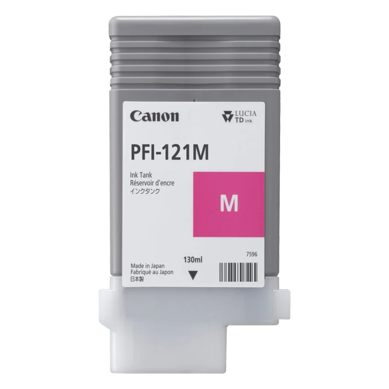 Image of Canon PFI-121M Magenta Ink Cartridge - 6267C001 (Original)