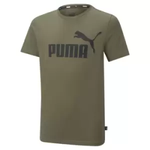 Image of Puma No1 Logo T Shirt - Green