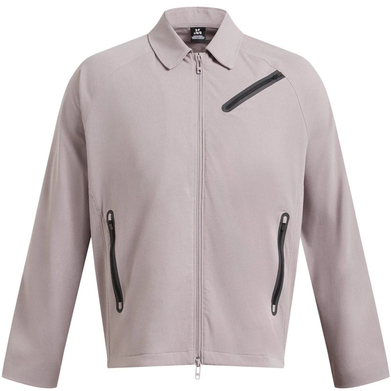 Image of Under Armour Mens Vented Midweight Bomber Jacket Grey male S