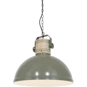 Image of Sienna Gearwood Dome Pendant Ceiling Lights Shiny Green
