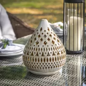 Image of Mascalls Lantern Porcelain Grey Grey