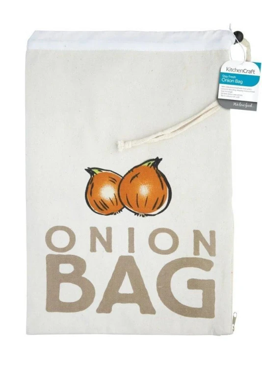 Image of Kitchencraft Stay Fresh Onion Bag White