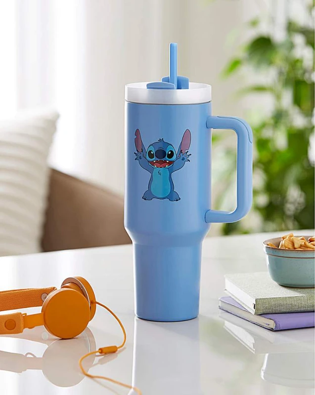 Image of Disney Stitch Disney Stitch 1200ml Tumbler & Straw - Disney Stitch PI98601