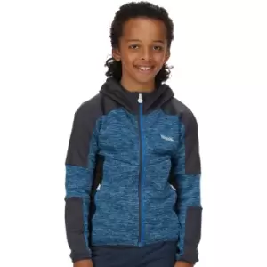Image of Regatta Boys Dissolver V Marl Knit Hooded Fleece Jacket 14 Years