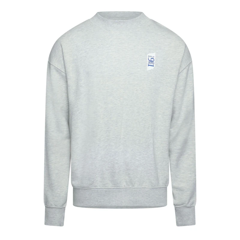 Image of Replay Crewneck Sweatshirt Grey male S