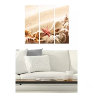 Image of MDFFTR1003 Multicolor Decorative MDF Painting (3 Pieces)