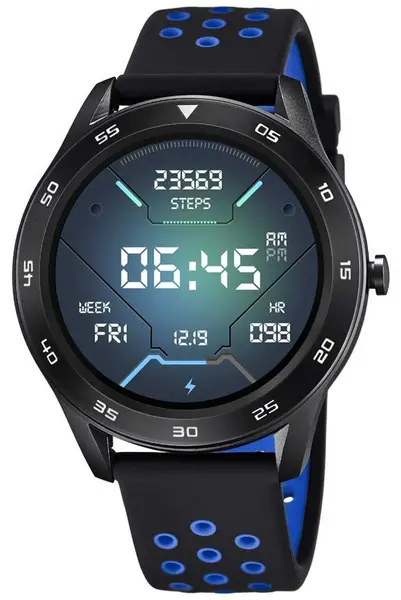 Image of Lotus L50013/3 SmarTime Mens Black Silicone Strap + Watch