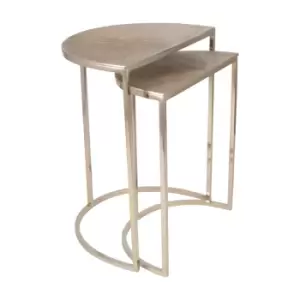 Image of Olivia's Bentley Set of 2 Half Moon Tables