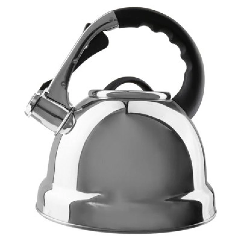 Image of Premier Housewares Mirrored 3200ml Whistling Kettle Silver
