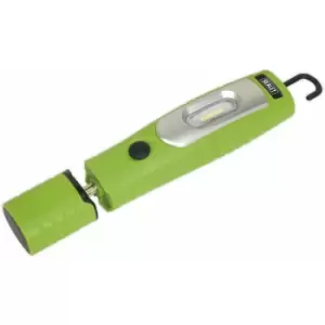 Image of Loops - 360° Swivel Inspection Light - 7 smd & 3W smd LED - Rechargeable - Green