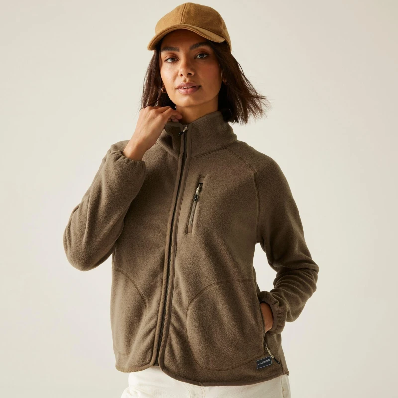 Image of Womens full-zip fleece Regatta Frankie Marron Female 44