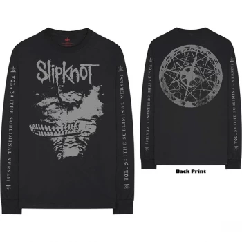 Image of Slipknot - Subliminal Verses Unisex Medium Long Sleeved T-Shirt - Black