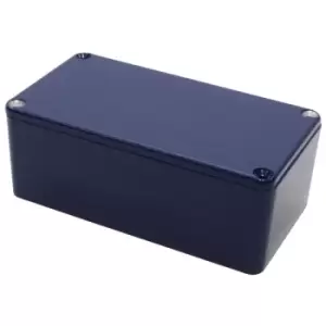 Image of Hammond 1590BSCB Die Cast Stomp Box Cobalt Blue 112 x 60 x 38