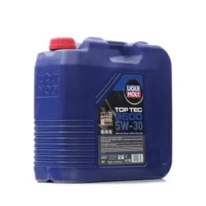 Image of LIQUI MOLY Engine oil 5W-30, Capacity: 20l, Synthetic Oil 3757