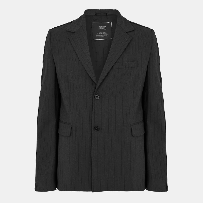 Image of Diesel Mens Wire Structured Blazer Grey male XS (44)