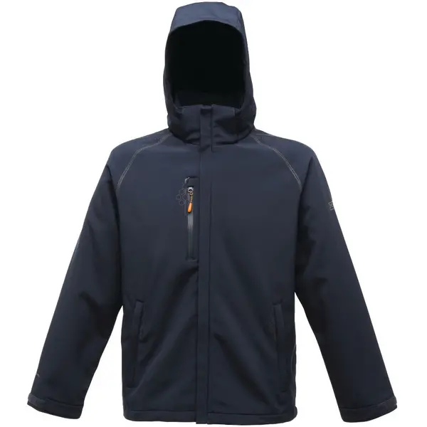 Image of Regatta Professional Mens Repeller Warm Hooded Softshell Jacket XL - Chest 43-44' (109-112cm) NAVY TRA660-540-XL