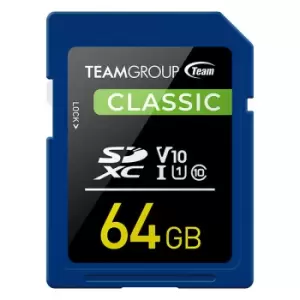 Image of Team Group CLASSIC SD memory card 64GB SDHC UHS Class 10