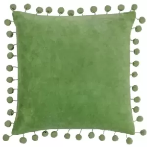 Image of Dora Square Cushion Leaf Green, Leaf Green / 45 x 45cm / Polyester Filled