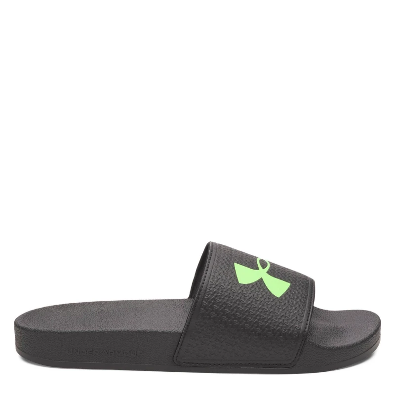 Image of Under Armour UA ARMR Slide Sn63 Black/Green male 9 (44)